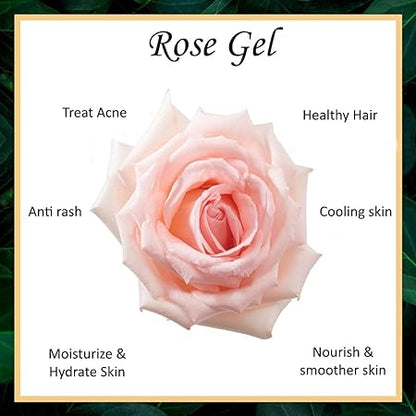 Vellasio Herbal Natural Rose & Aloevera Facial Massage Gel