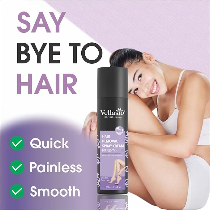 vellasio hair removal cream spray for women